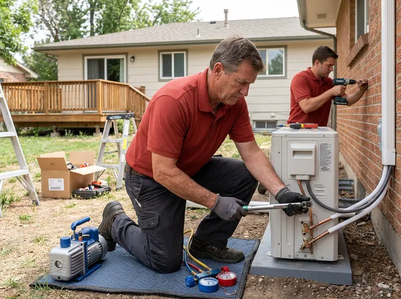 Ductless Mini-Split Heat Pump Installation in Lakewood, CO