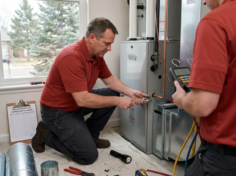 High-Efficiency Gas Furnace Replacement in Lakewood, CO